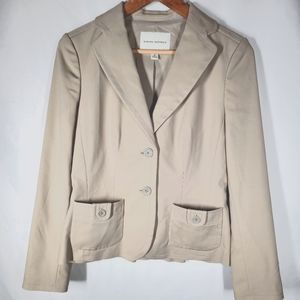Banana Republic Khaki Blazer Size 6